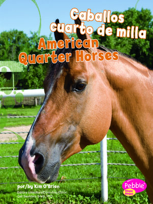cover image of Caballos cuarto de milla/American Quarter Horses